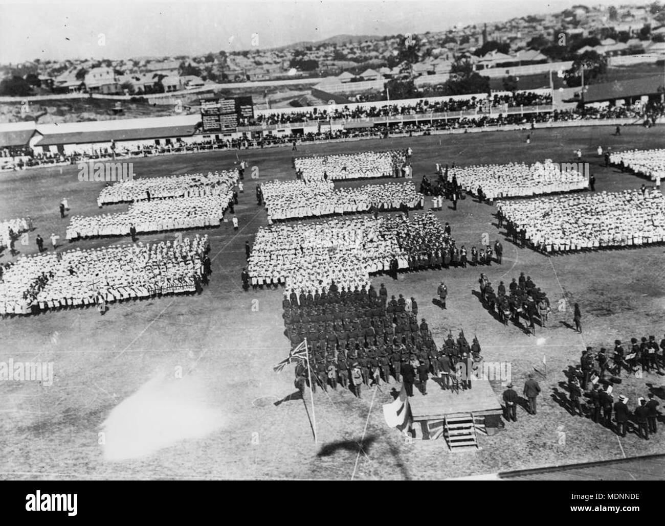 Reviewing the troops Black and White Stock Photos & Images - Alamy