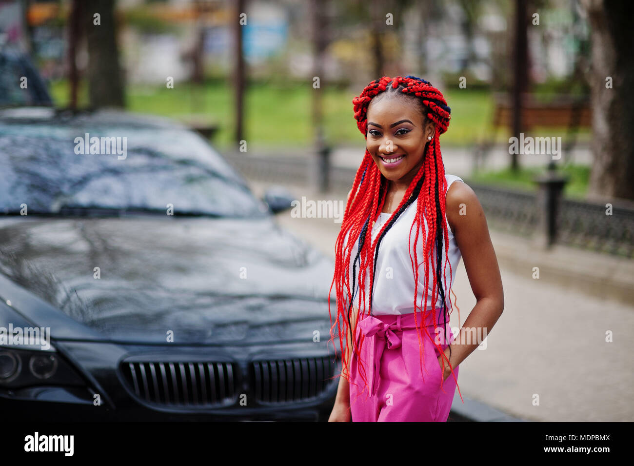american girl pink car