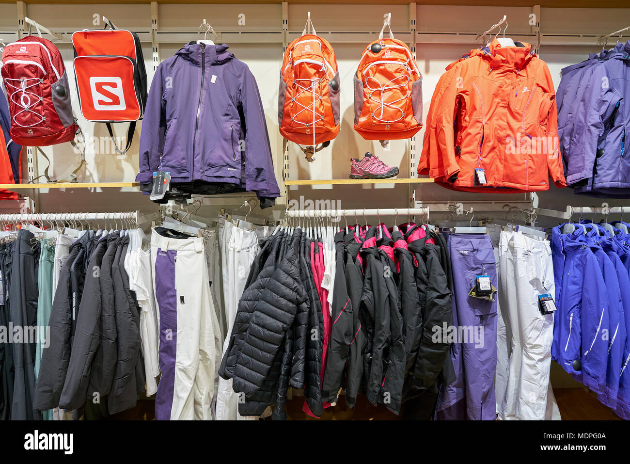 Sports apparel manufacturing hi-res stock photography and images - Alamy