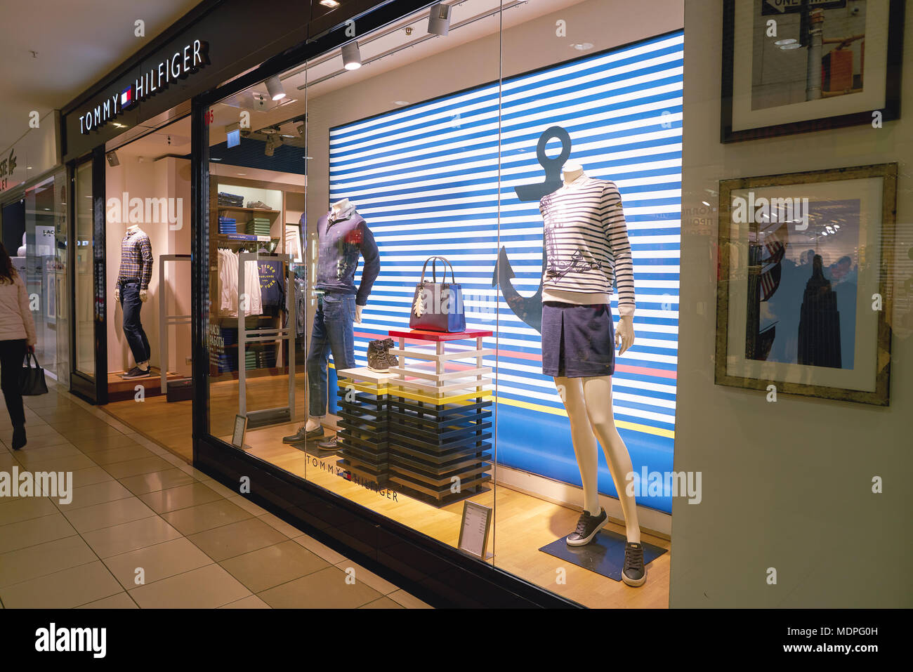 tommy hilfiger store display high resolution stock photography and images alamy