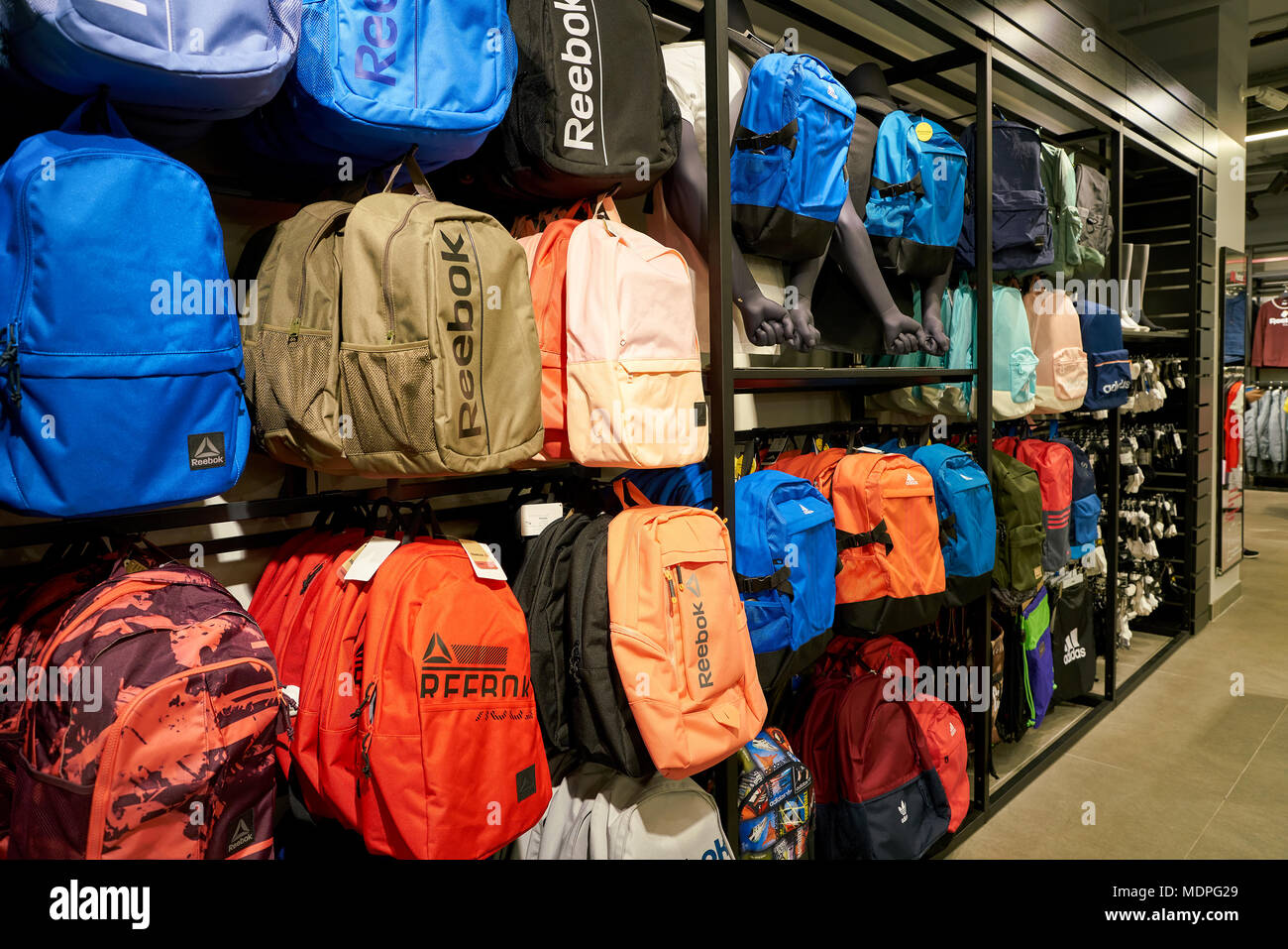 SAINT PETERSBURG, RUSSIA - CIRCA OCTOBER, 2017: inside Adidas store in Saint  Petersburg Stock Photo - Alamy