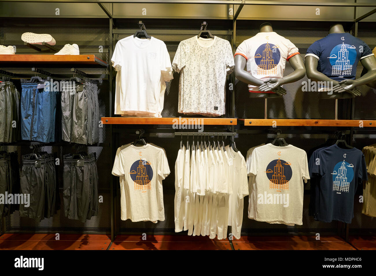 BUSAN, SOUTH KOREA - MAY 25, 2017: inside Nike store at Lotte Mall in Busan  Stock Photo - Alamy