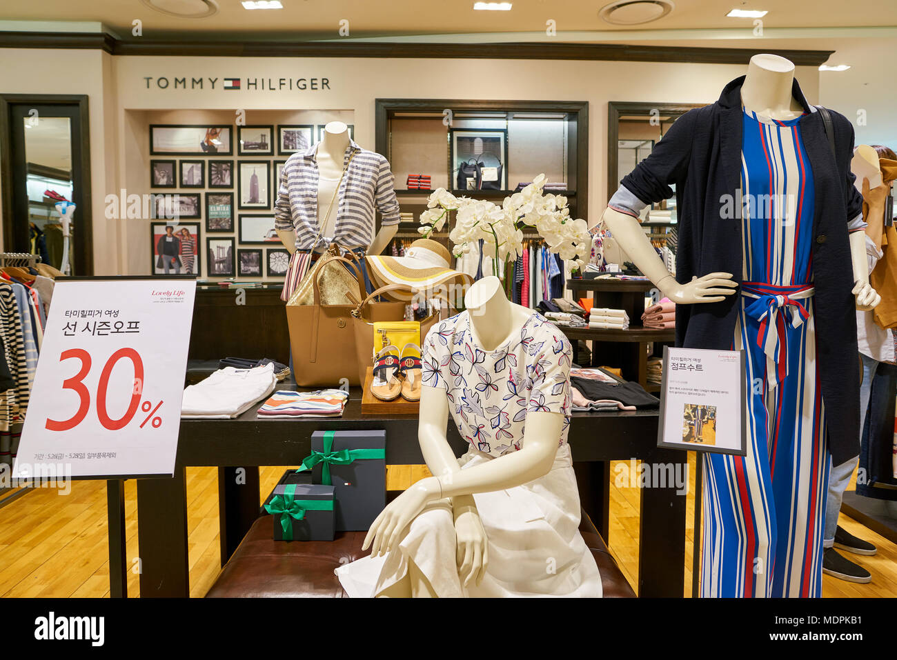 BUSAN, SOUTH KOREA - MAY 28, 2017: Tommy Hilfiger store at Lotte Department  Store Stock Photo - Alamy