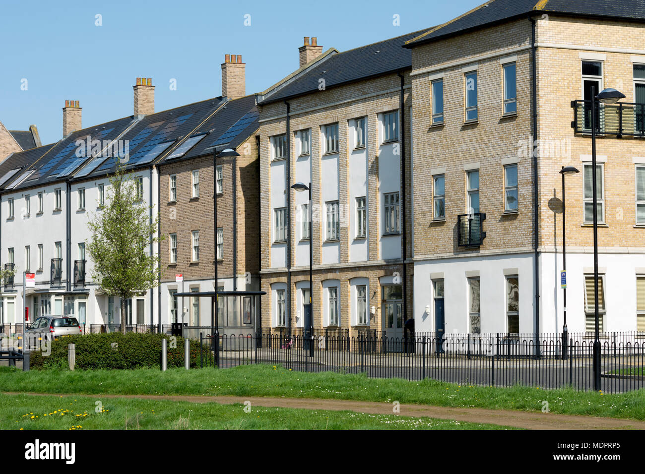 Housing in Upton seen from Upton Country Park, Northampton, UK Stock Photo Alamy