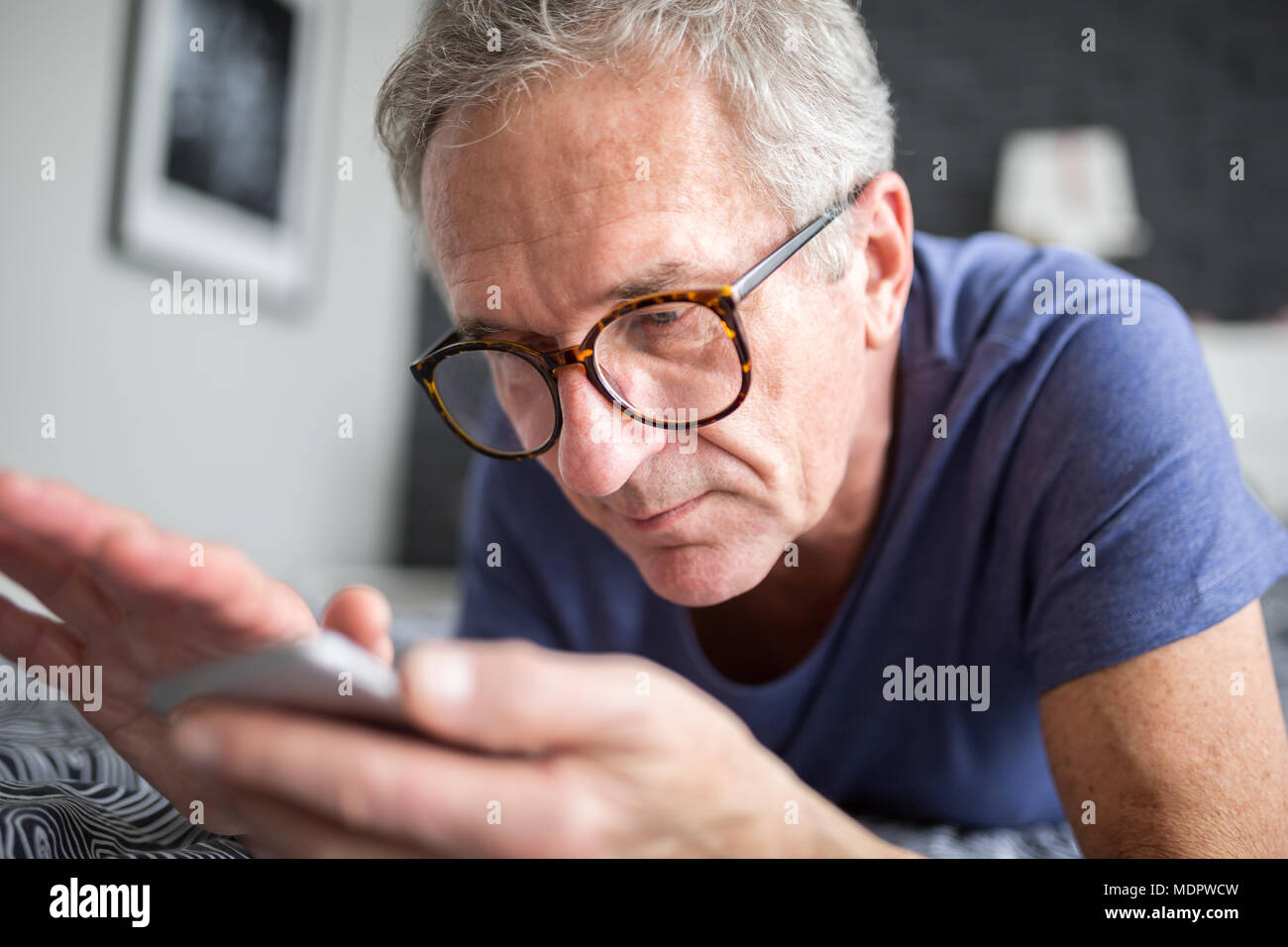 Man using smart house model hi-res stock photography and images - Alamy