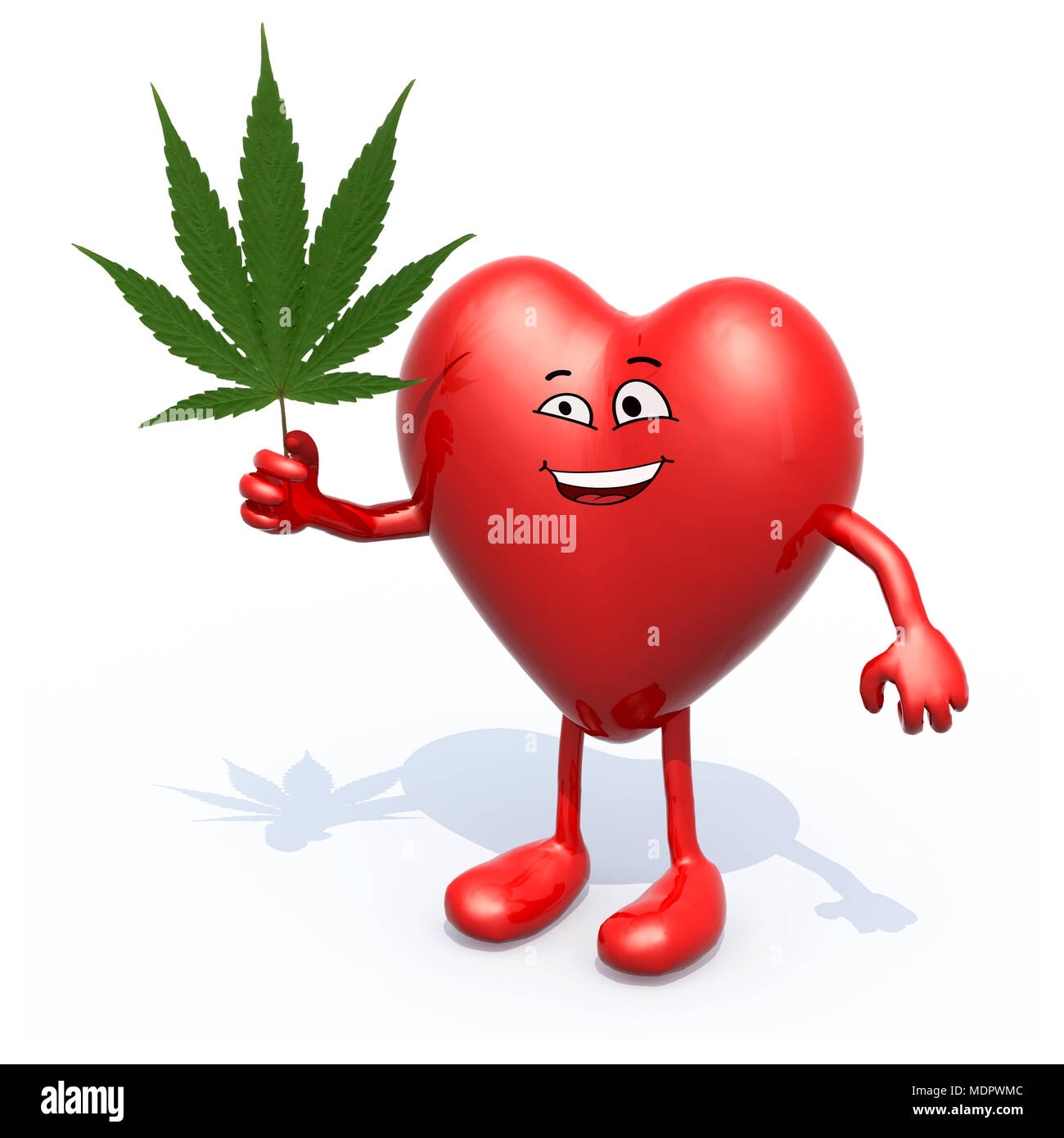 Weed Love Heart