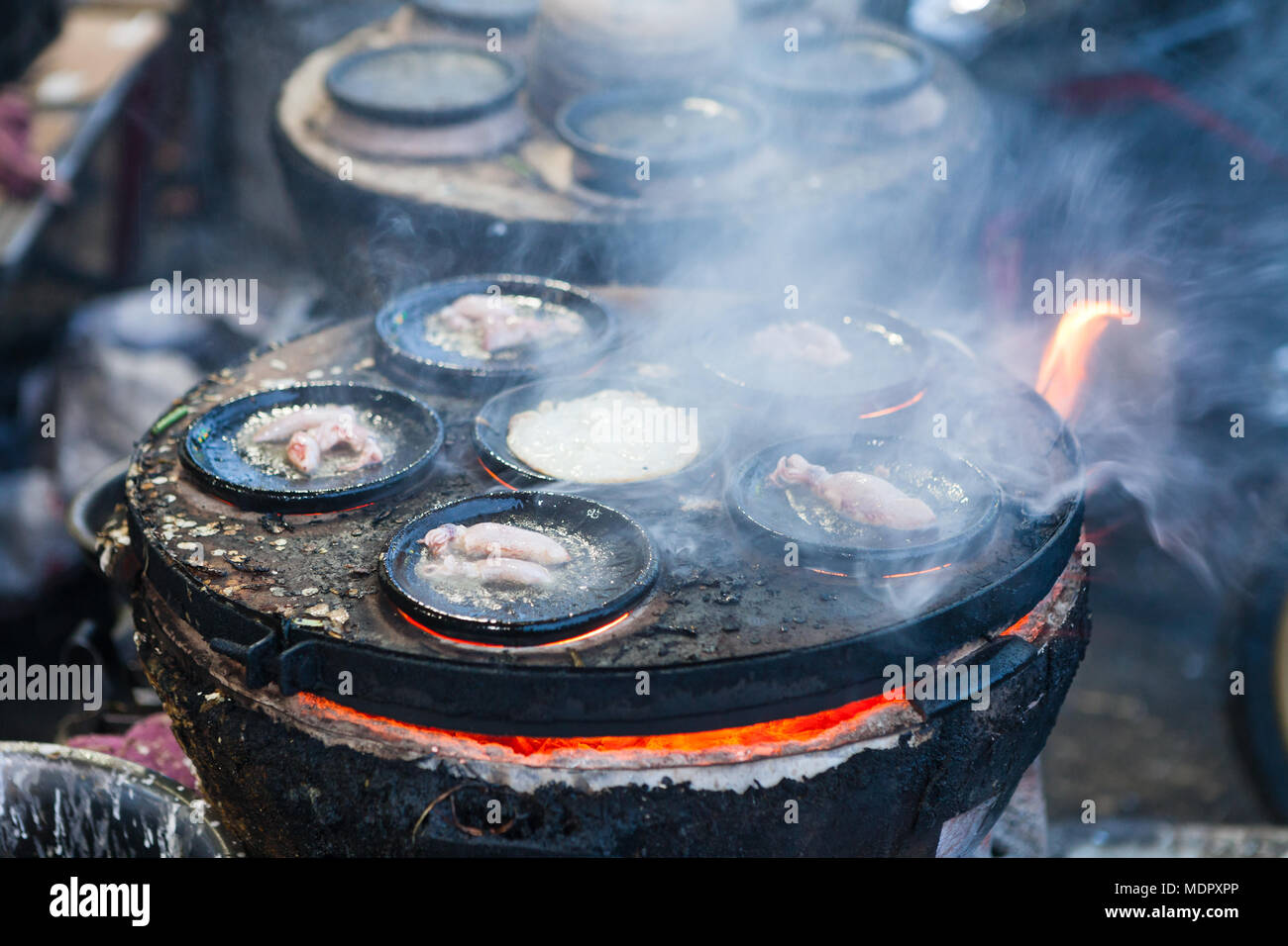 Banh xeo savoury pancakes hires stock photography and images Alamy