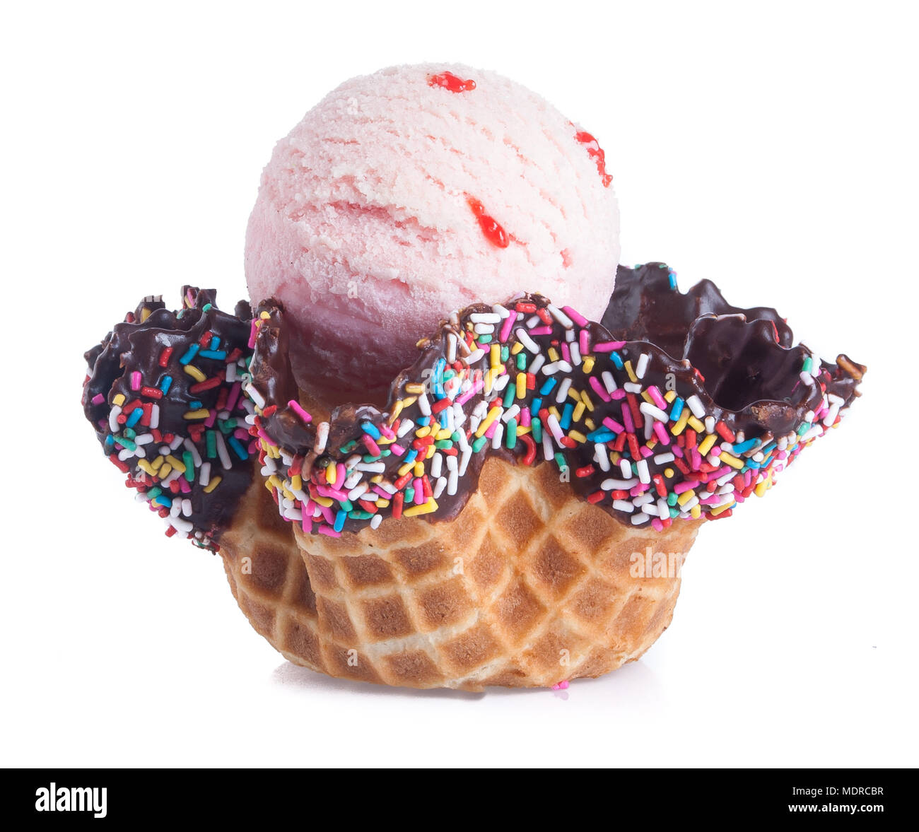 ice cream. Ice Cream Scoop on background Stock Photo - Alamy