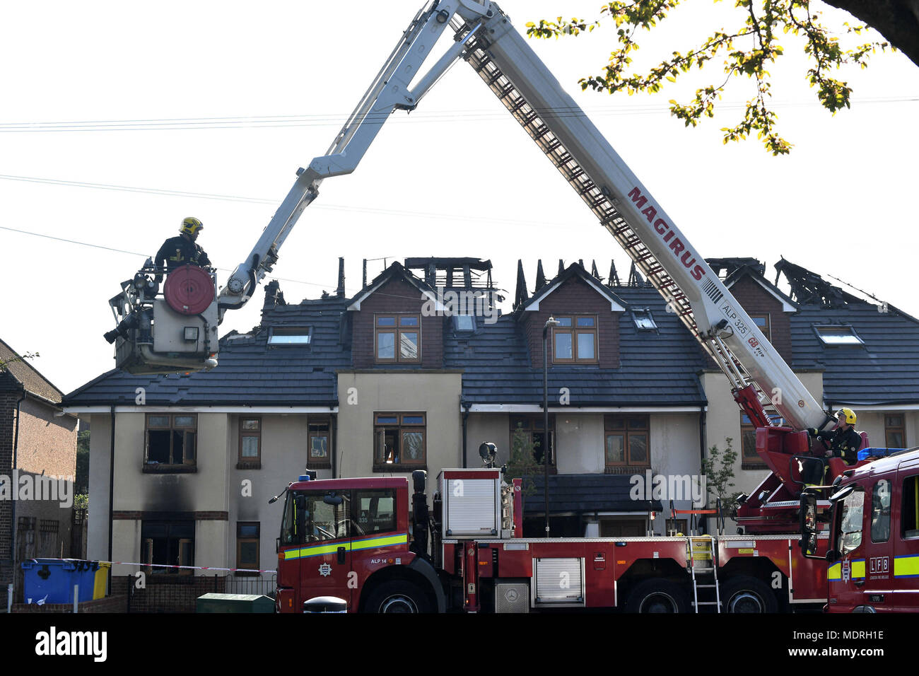 Emergency services attend the scene of a care home for adults with ...