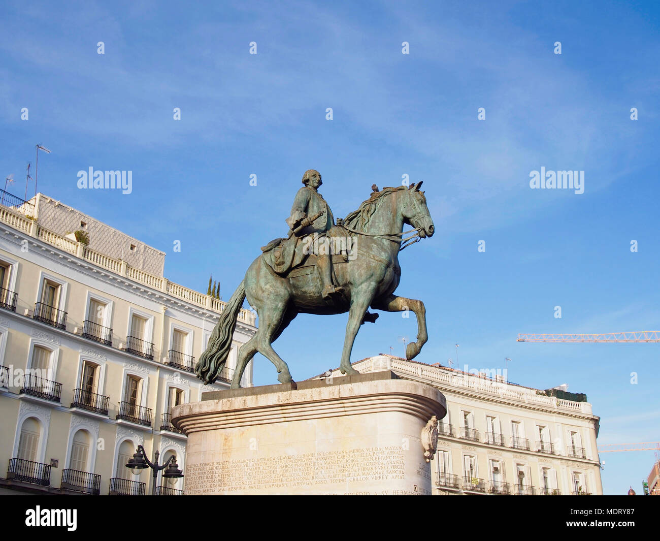 Equestrian statue of carlos iii hi-res stock photography and images - Alamy