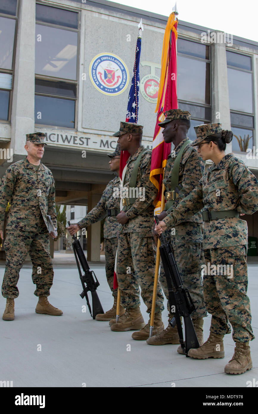 U.S. Marine Corps Sgt. Maj. Robert Pullen, Inspector General of the