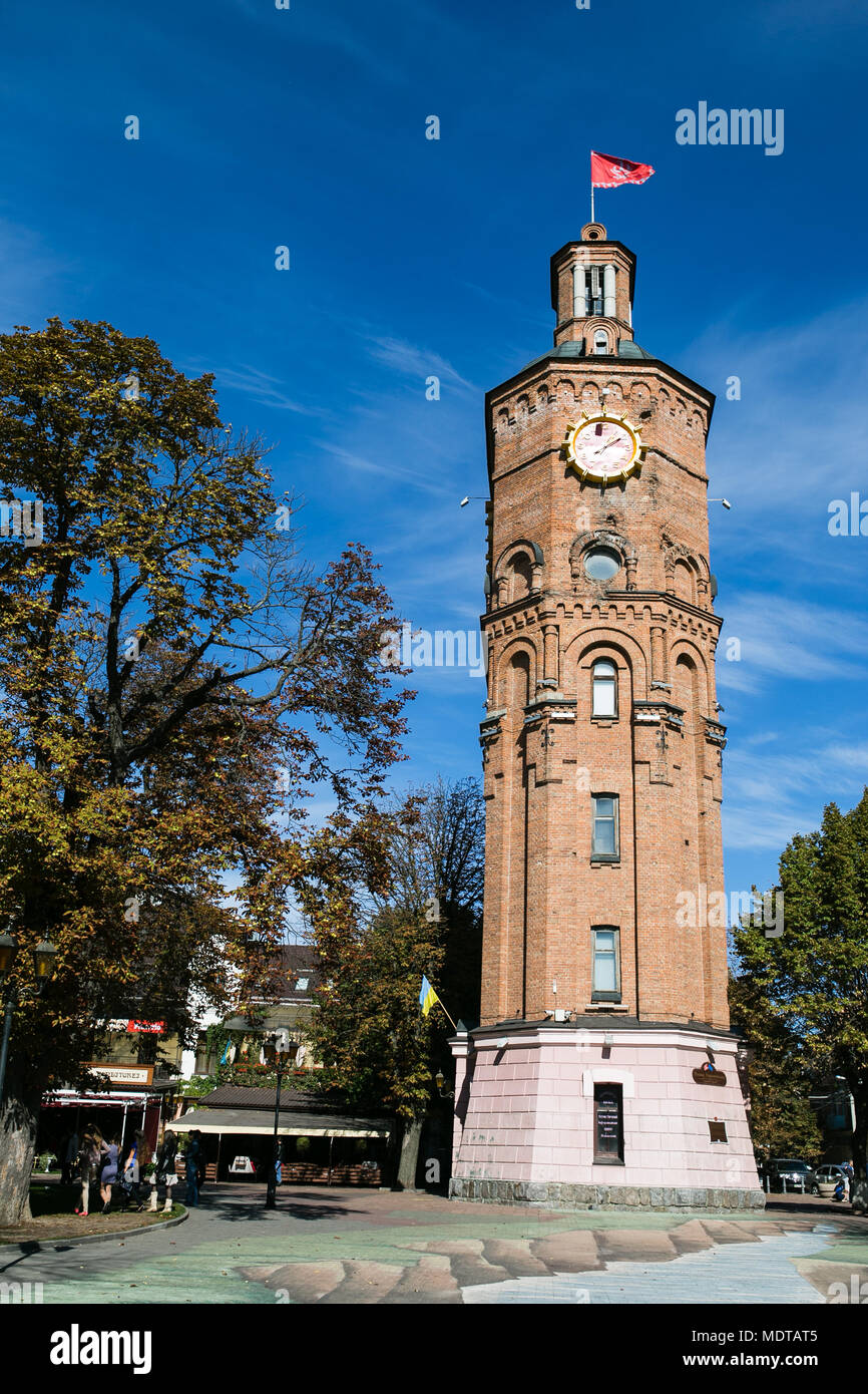 Vinnytsia, Ukraine OCTOBER 03 2015 Famous touristic place Old fire