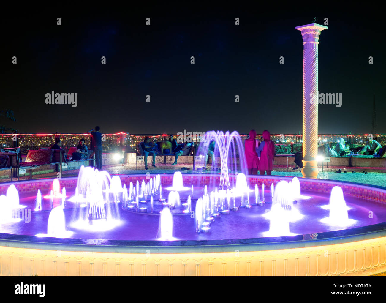 Colored Water Fountain Hi-res Stock Photography And Images - Alamy