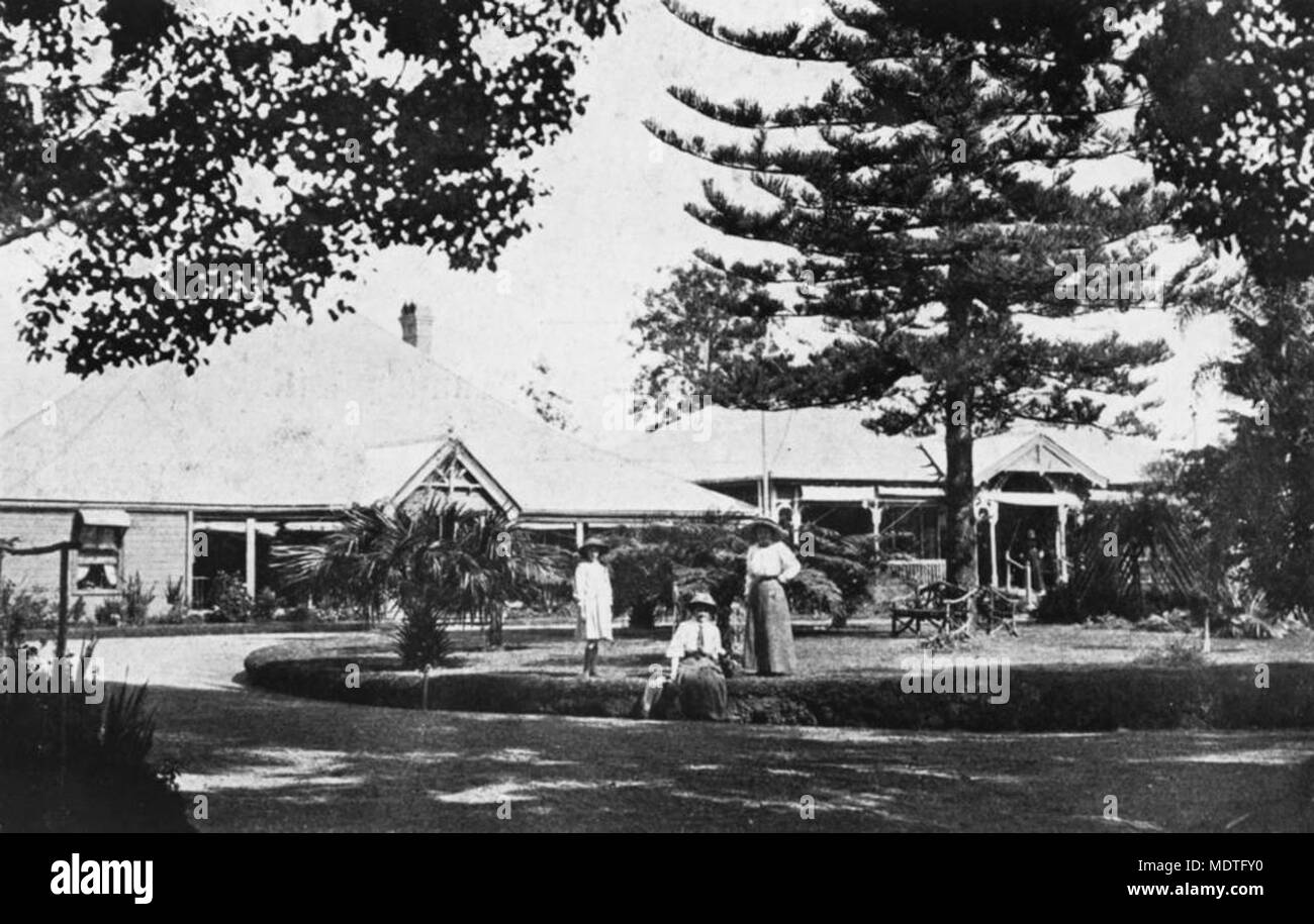 Bellevue Homestead, Brisbane Valley, ca 1914. Stock Photo