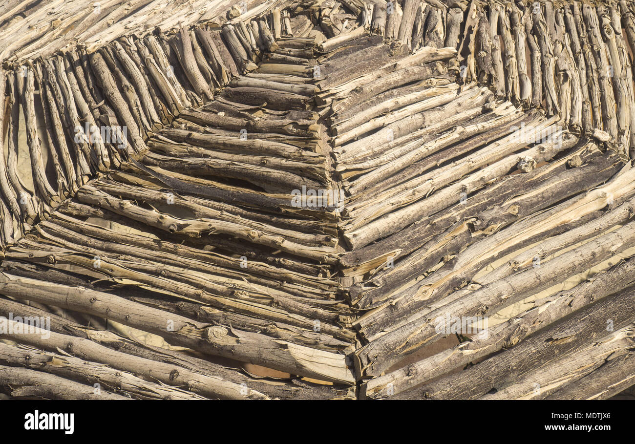 Wooden umbrella background for art Stock Photo - Alamy