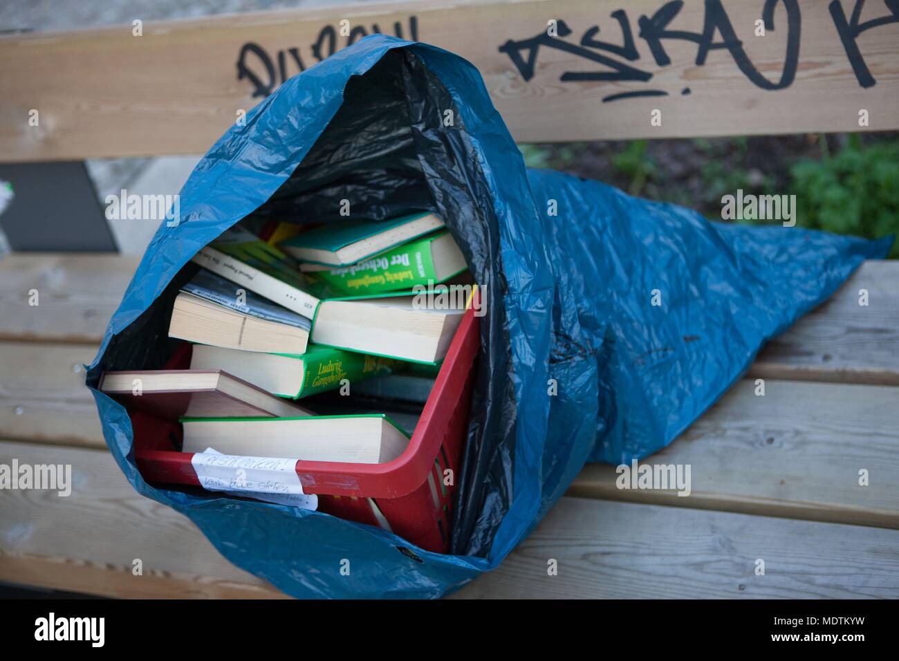 Germany Berlin Prenzlauer Berg Oderberger Strasse Bag Of Books
