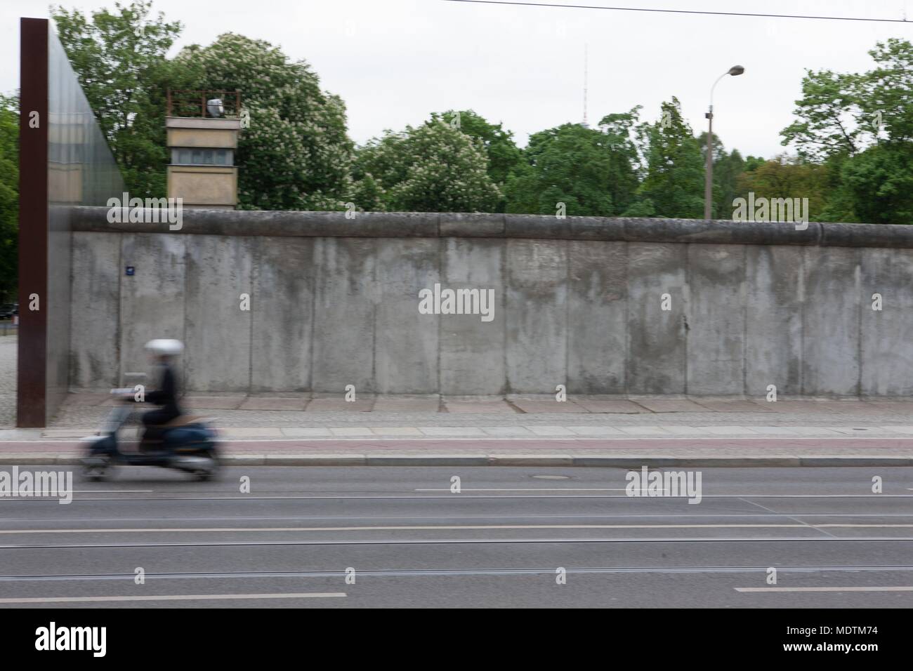 Germany, Berlin, Bernauer Strasse, Berlin wall, around the memorial, Stock Photo