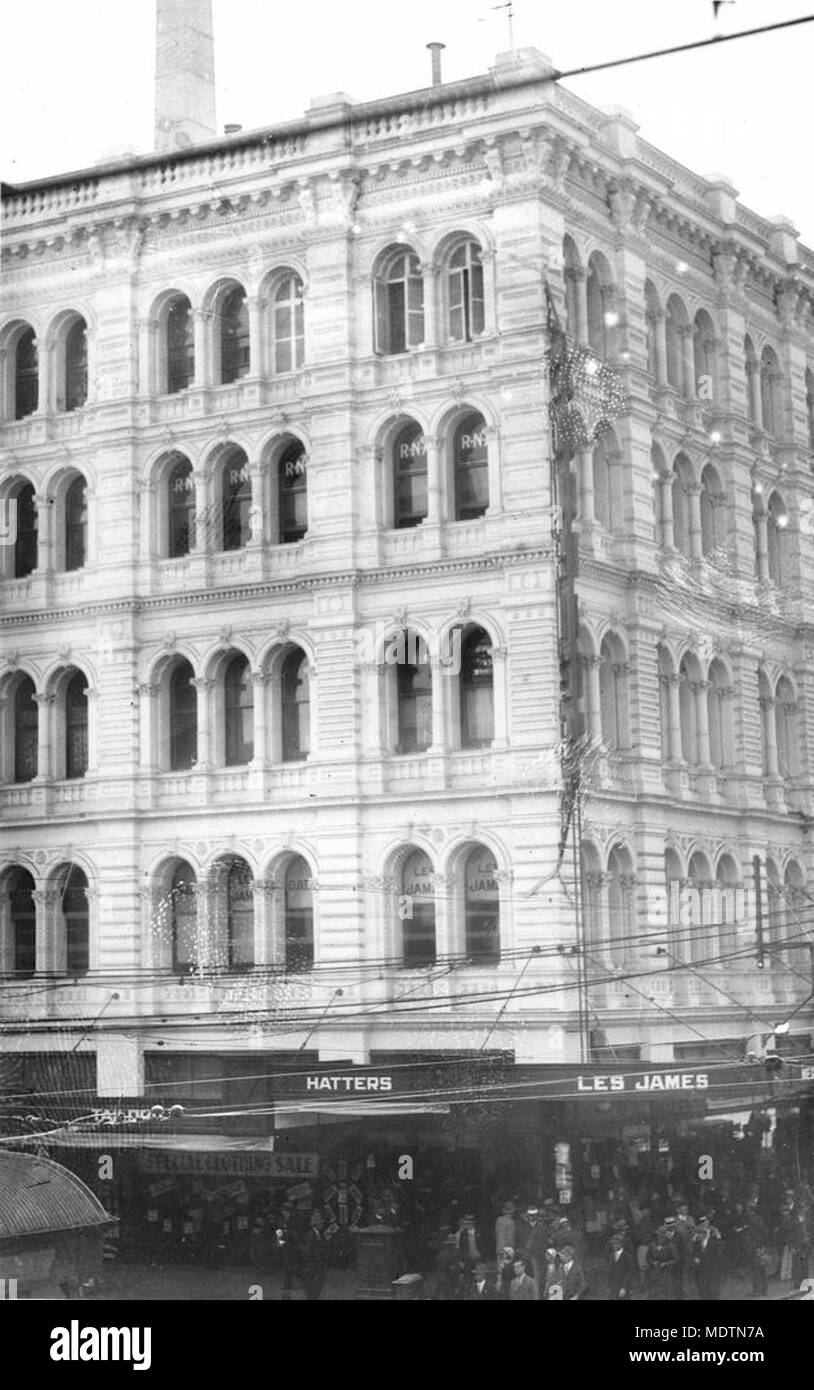 Courier mail newspaper building Brisbane ca 1934. Stock Photo