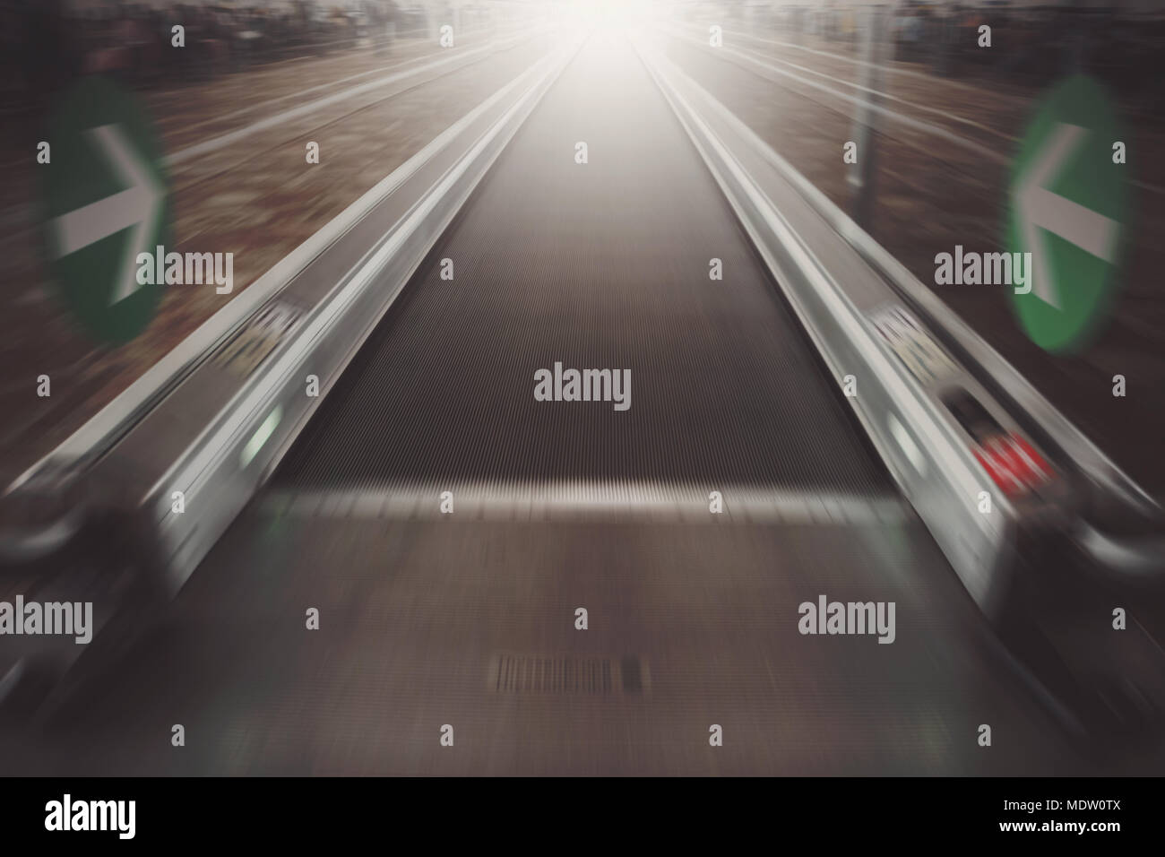 Flat escalator hires stock photography and images Alamy