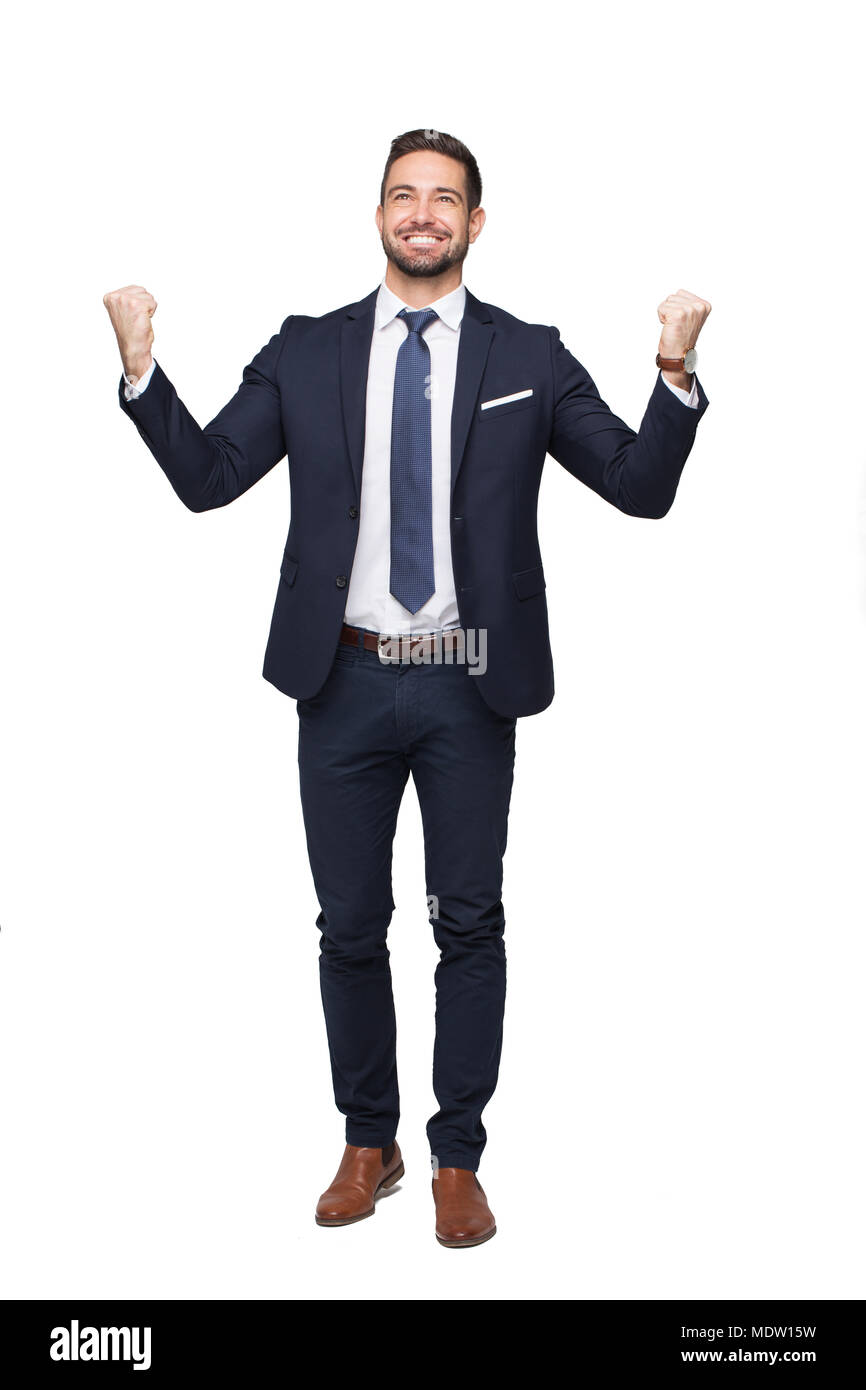 Happy successful hi-res stock photography and images - Alamy