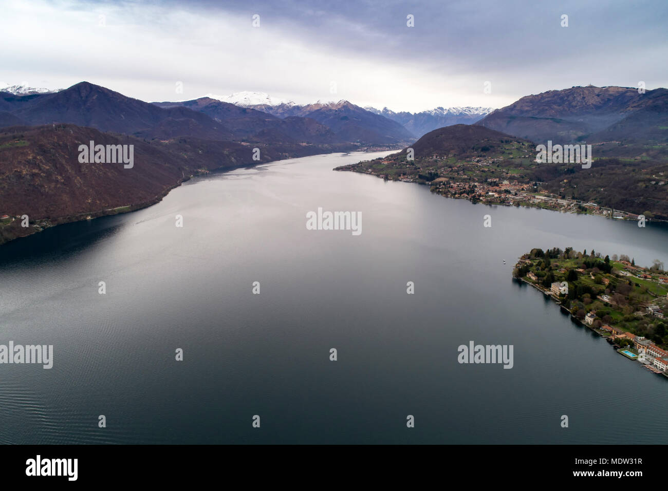 Orta lake Stock Photo Alamy