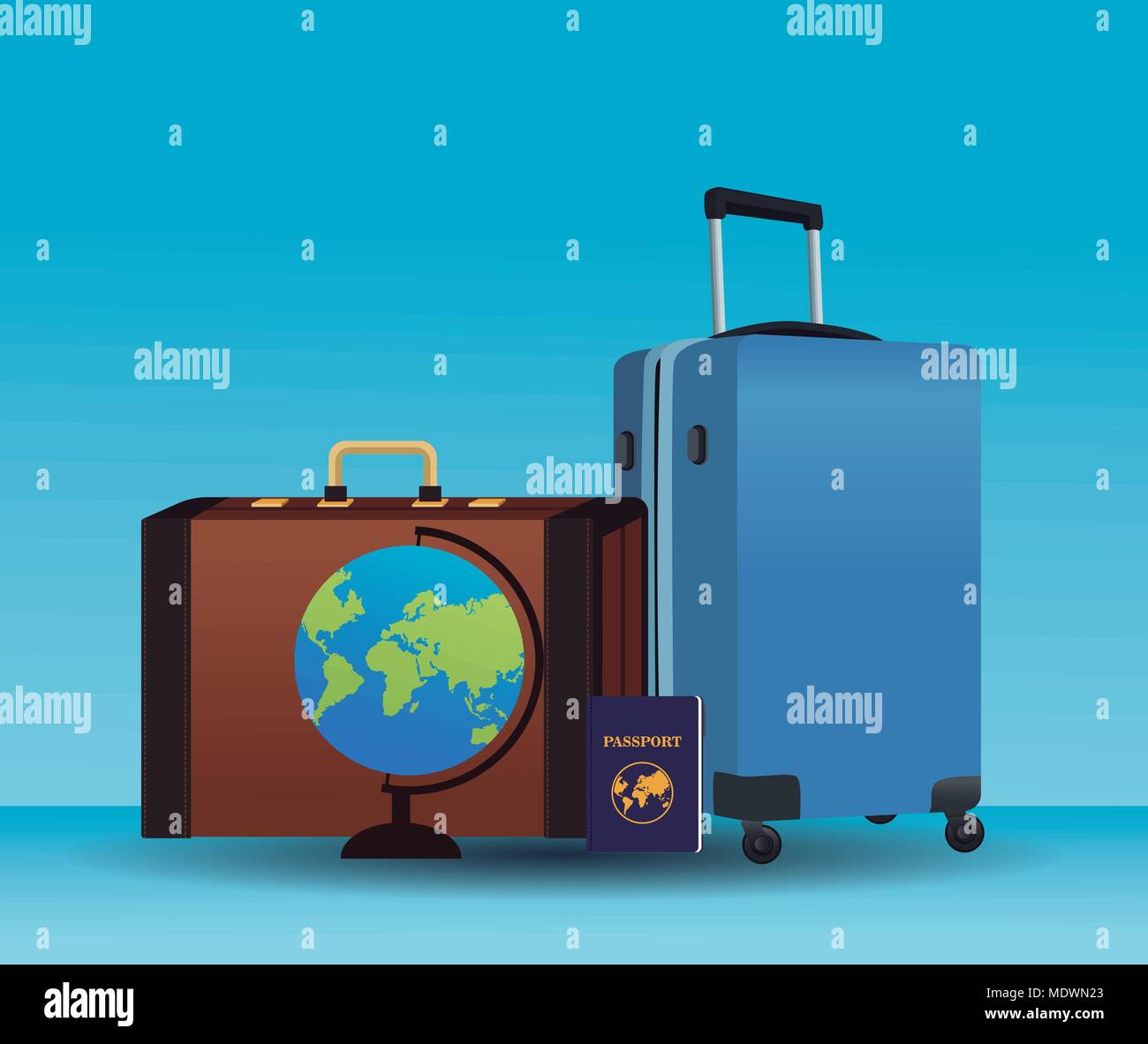 Travel around the world Stock Vector Image & Art - Alamy