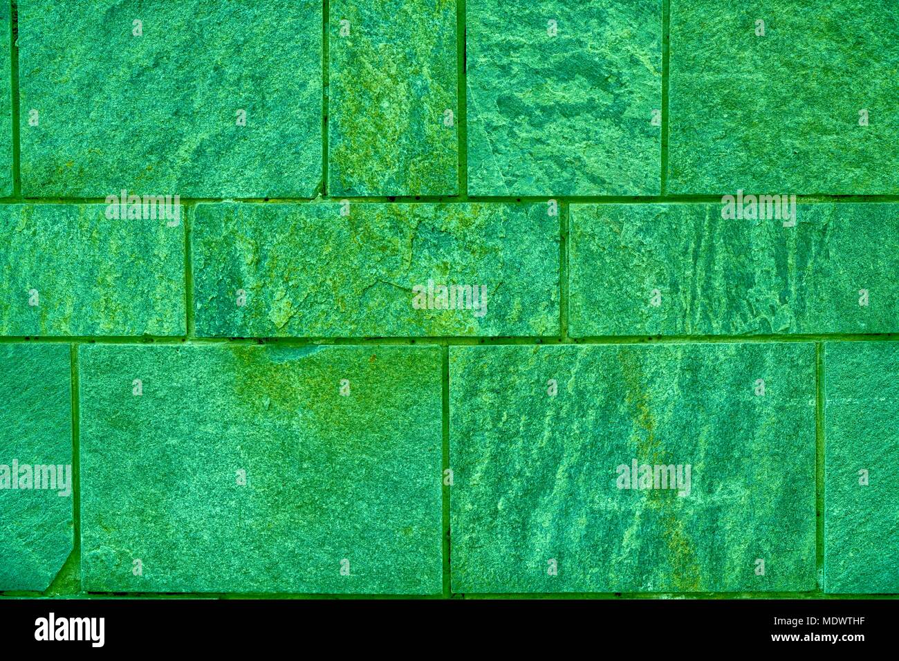 Ultra green Granite wall texture, rock background, stone surface Stock