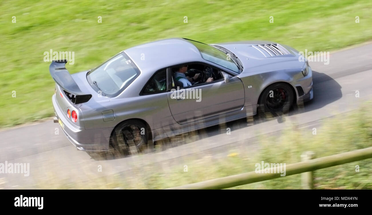 Nissan skyline r33 drift car hi-res stock photography and images - Alamy