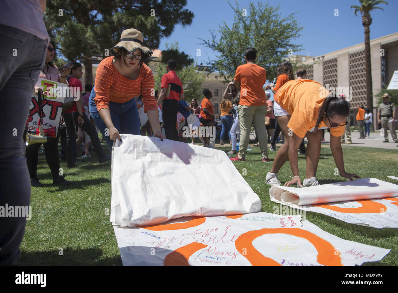 Phoenix Arizona USA 20th Apr 2018 Metro Tech High School Senior 