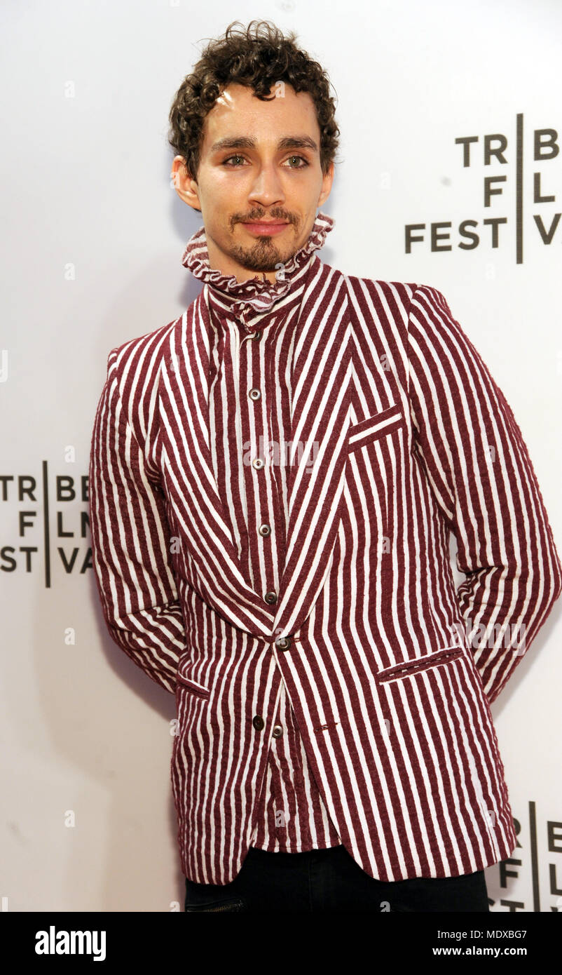 New York, NY, USA. 20th Apr, 2018. Robert Sheehan attends the 'Genius ...