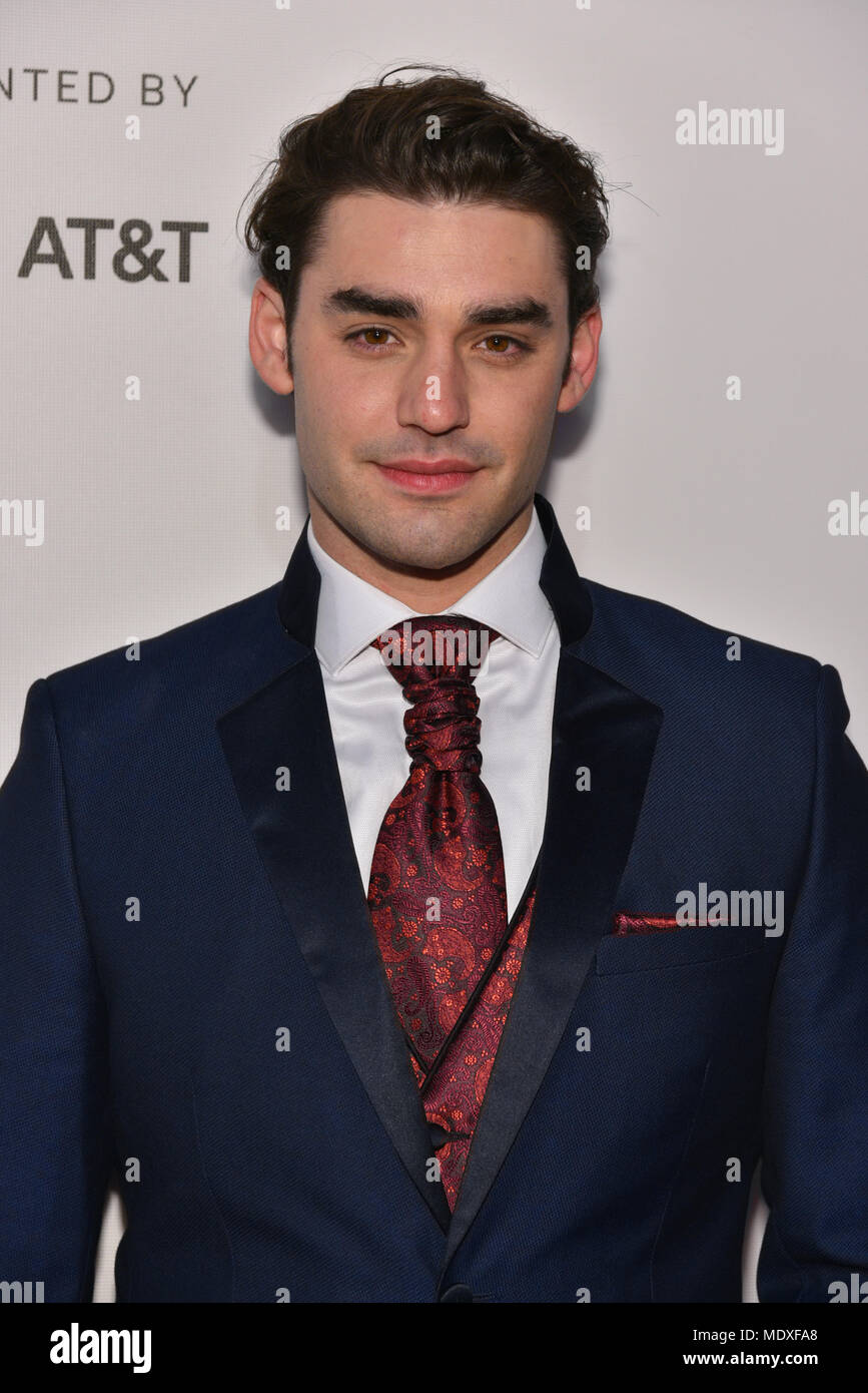 Alex Rich attends the National Geographic premiere screening of 'Genius: Picasso' on April 20, 2018 at the Tribeca Film Festival in New York City. Credit: Erik Pendzich/Alamy Live News Stock Photo