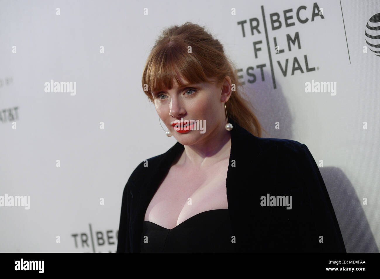 Bryce Dallas Howard attends the National Geographic premiere screening