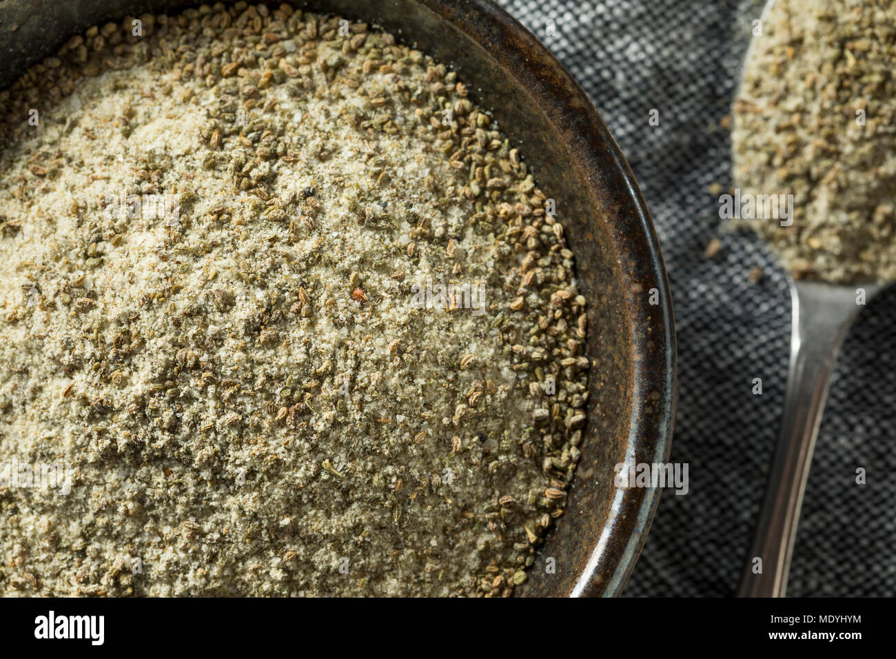 Healthy Dry Organic Celery Salt in a Bowl Stock Photo Alamy