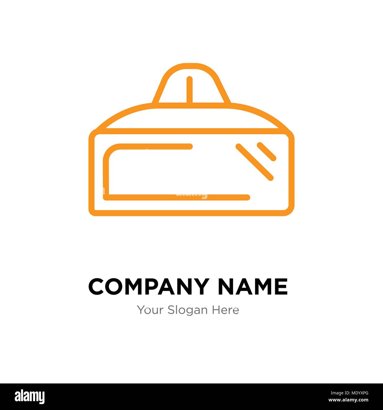 Vr glasses company logo design template, Business corporate vector icon Stock Vector