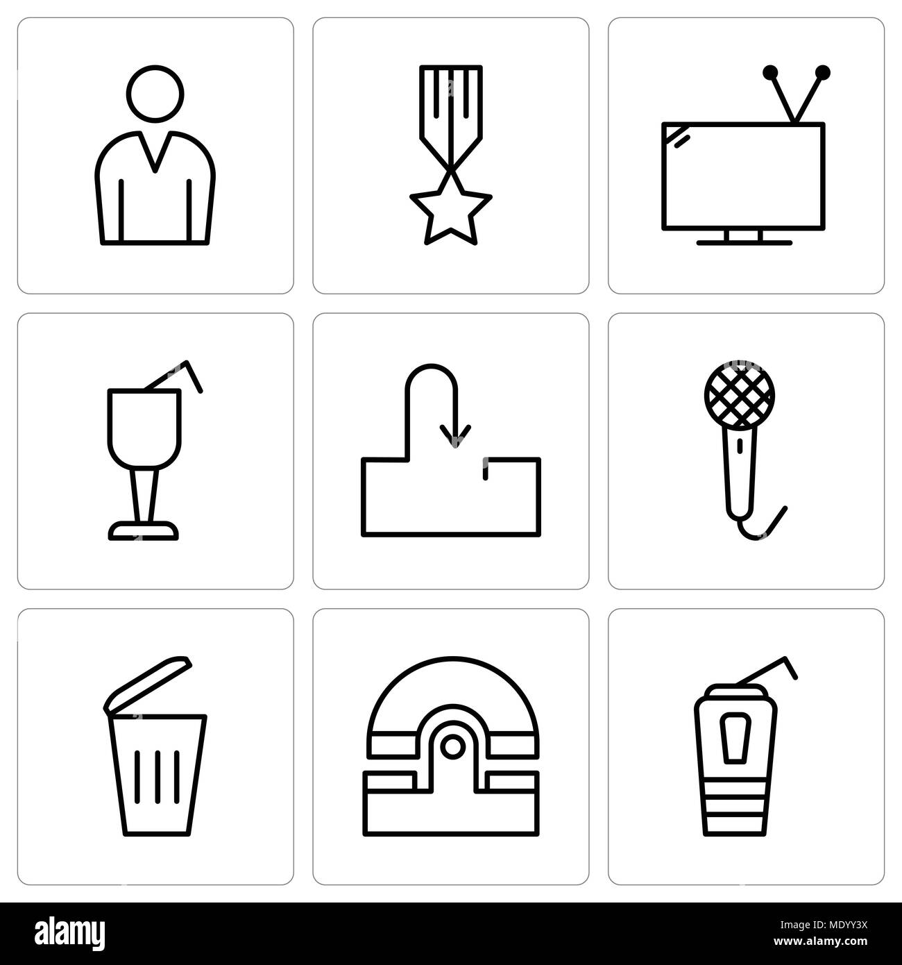 Retro straw bin hi-res stock photography and images - Alamy