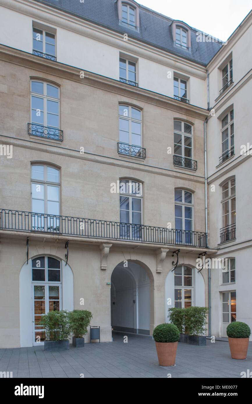 Paris, 1th arrondissement, 374 rue saint-honoré, hotel particulier, salon of madame Geoffrin, Stock Photo