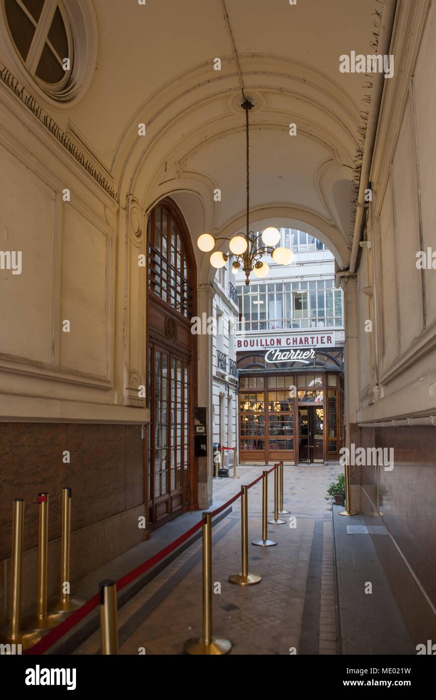 Paris, 7 rue du faubourg Montmartre, bouillon chartier,mort de