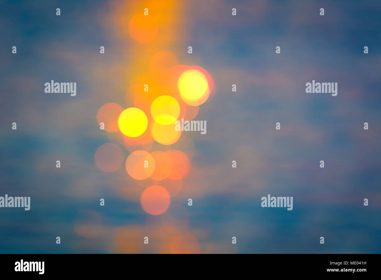 Artistic bokeh background with space for text and image Stock Photo