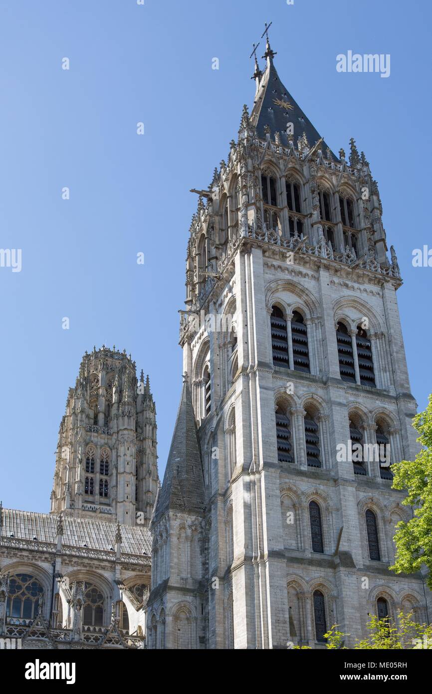 Notre dame de rouen cathedral saint hi-res stock photography and images ...