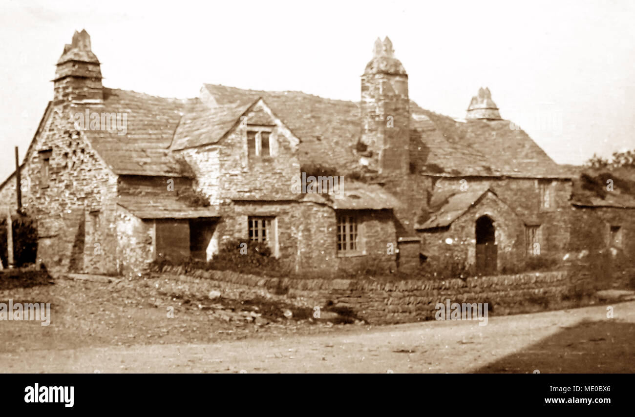 The Old Post Office, Tintagel, Victorian period Stock Photo