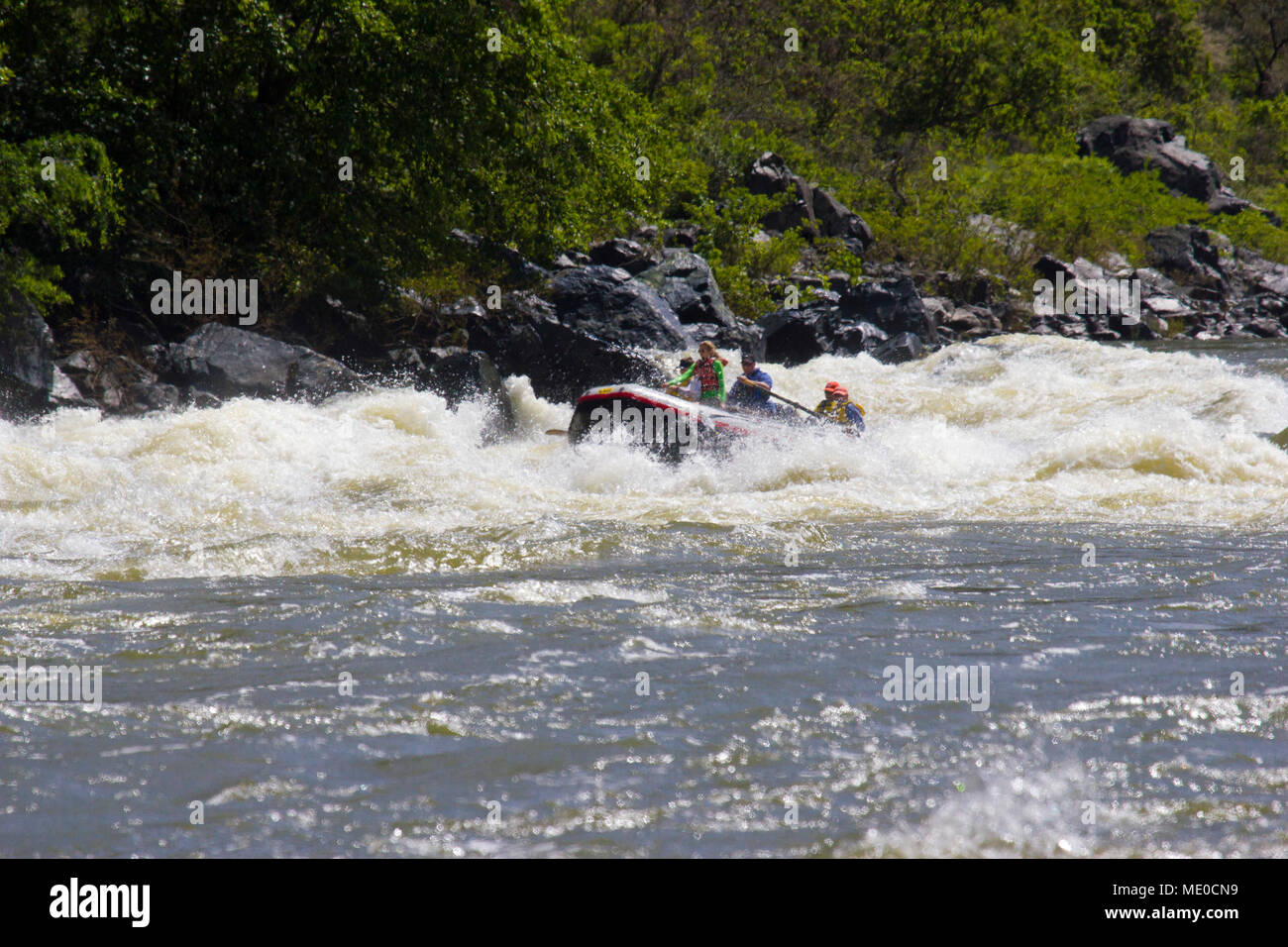 Granite Creek Rapid Class IV, Hells Canyon, Snake River, deepest in North America (7900