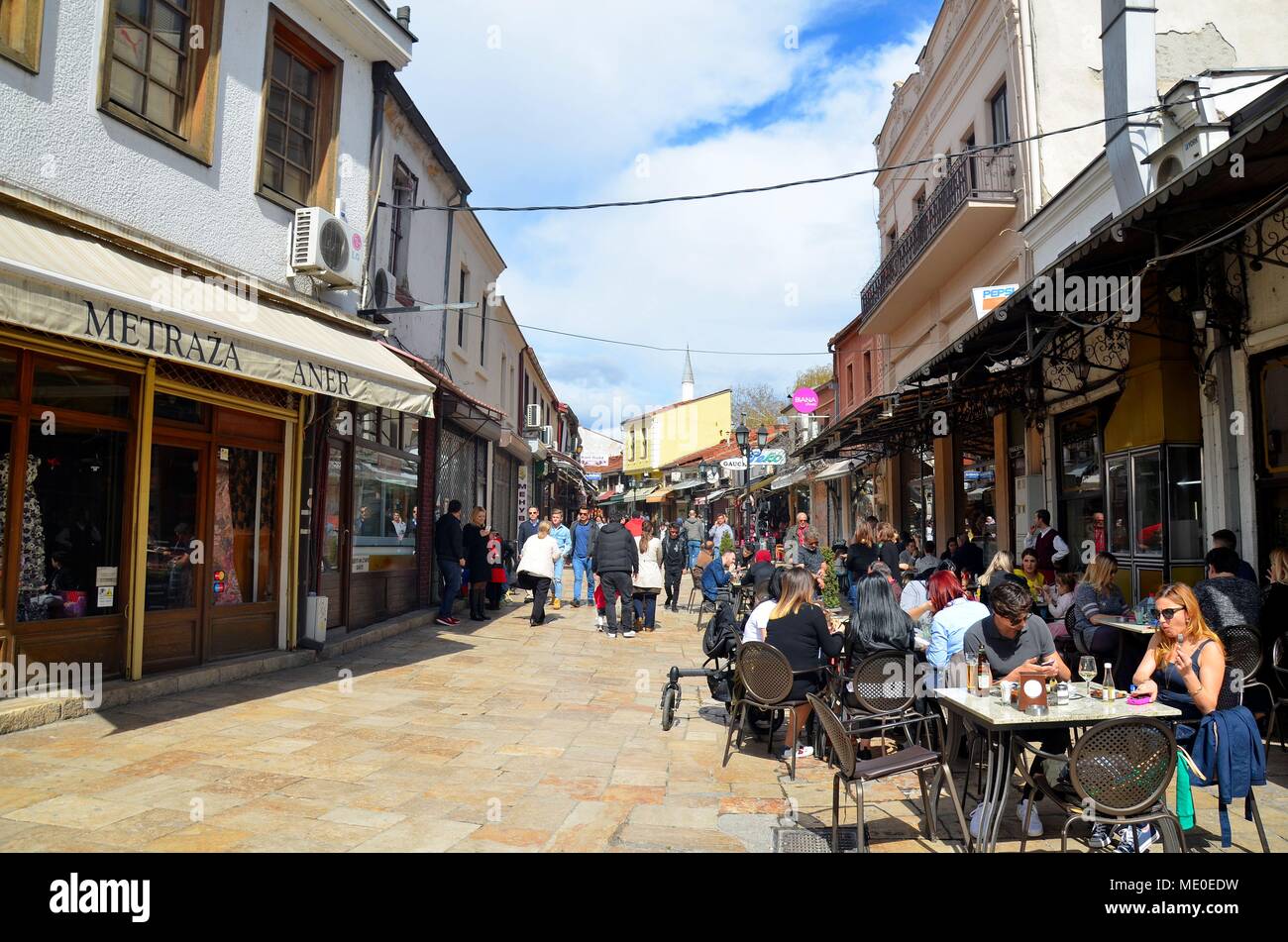 Skopje, Republic of Macedonia The historical Ottoman Quarter Bitpazar