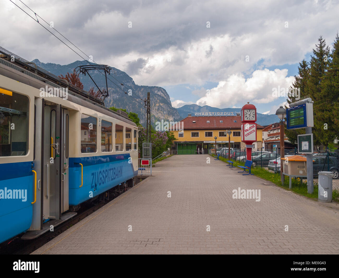 Bayerische Zugspitzbahn Railway Station Garmisch
