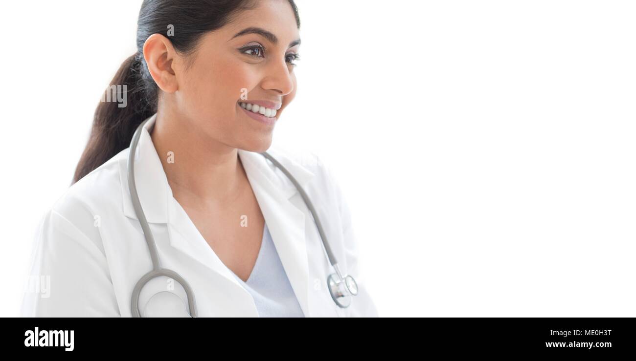 Female doctor using digital tablet. Stock Photo