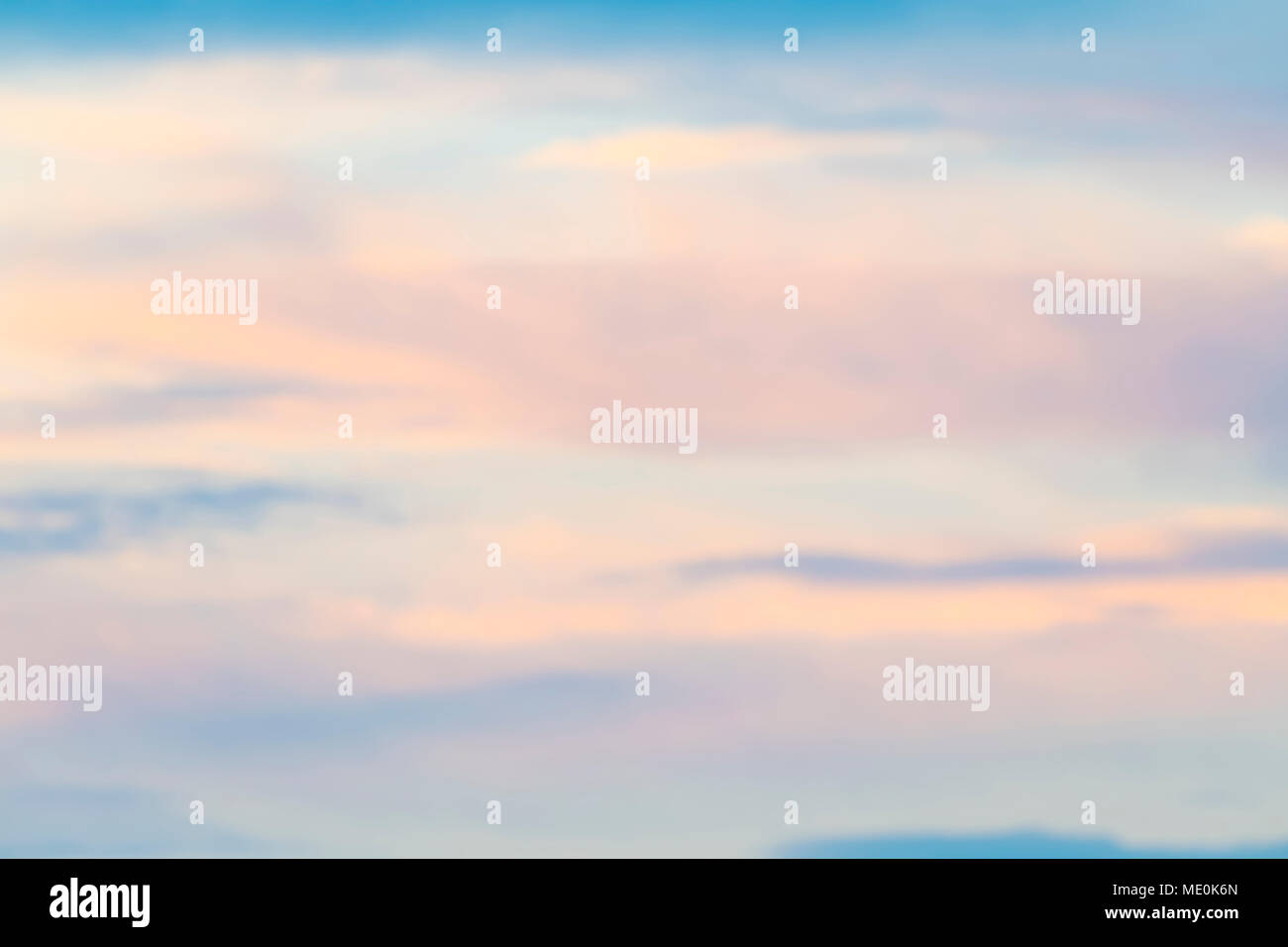 Cloudy sky with pink and purple hues at Hesse, Germany Stock Photo - Alamy