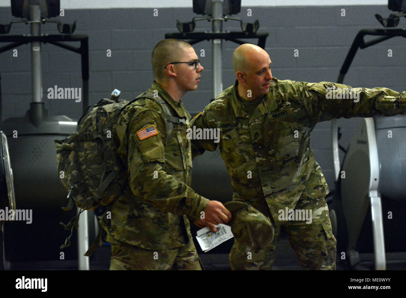 Staff Sgt. James Holloman, with the Army Training Center at Fort