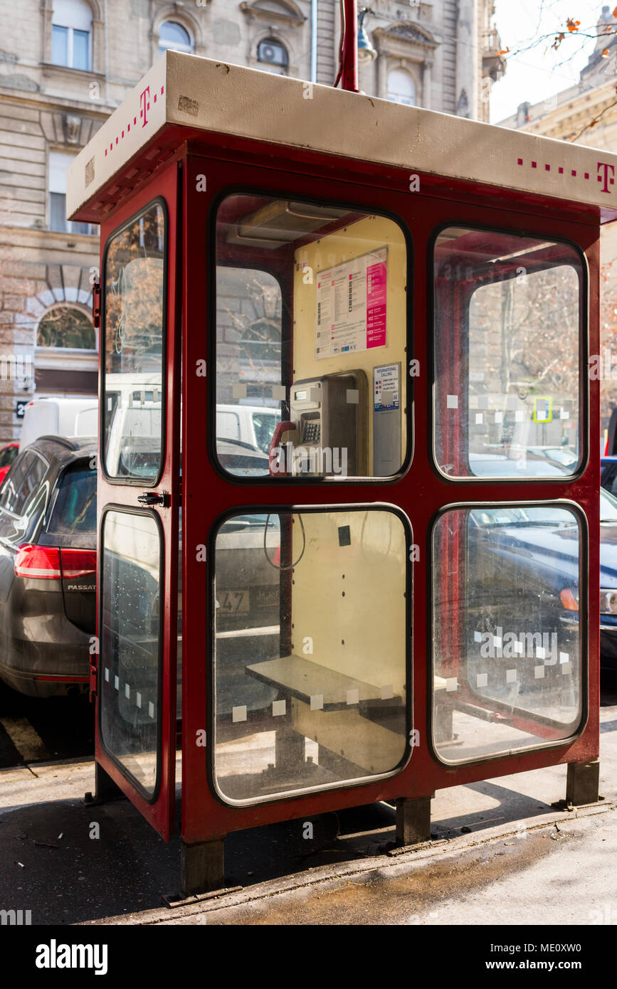 Vintage Phone Booth High Resolution Stock Photography and Images Alamy