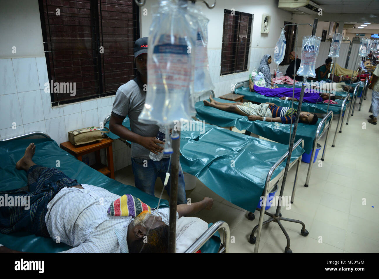 Bangladeshi Peoples suffering from diarrhea lie at The International