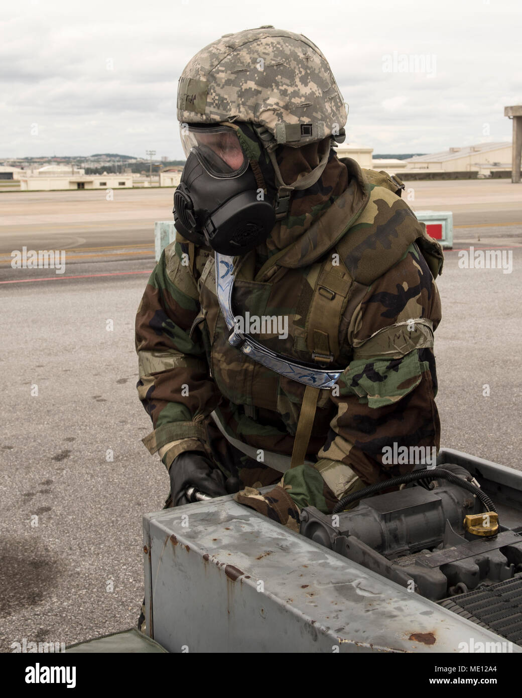 U.S. Air Force Senior Airman Michael Tripp, 18th Equipment Maintenance ...