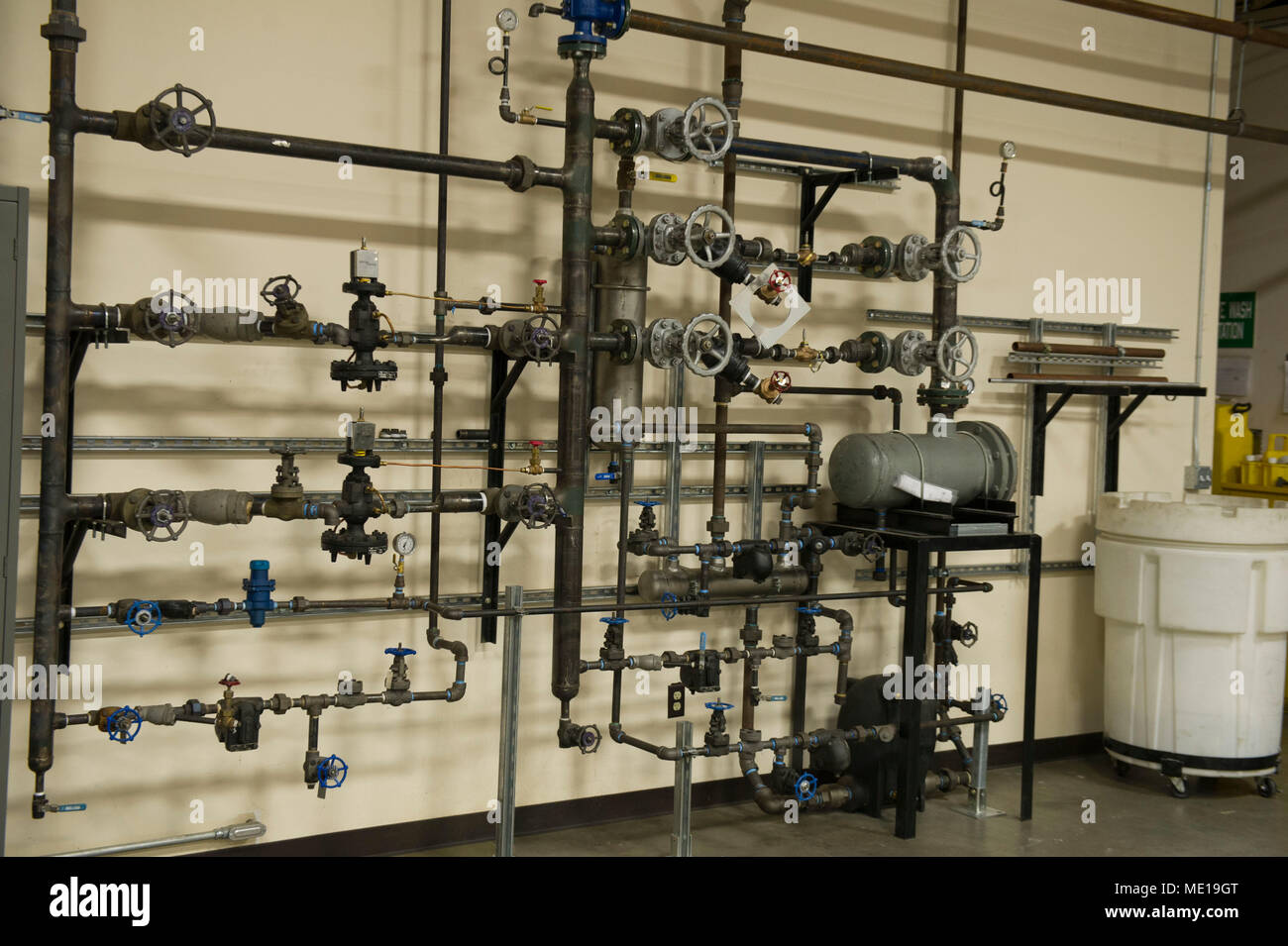 Heating system temperature gauges installed hi-res stock photography ...